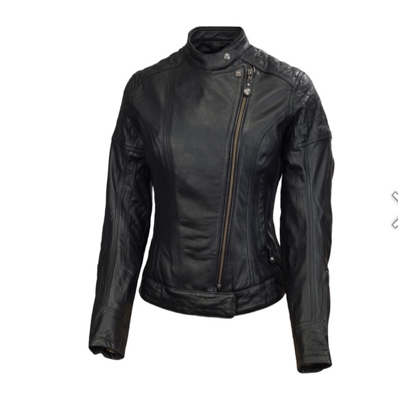 Riot Women’s Leather Jacket - Picture 1 of 8